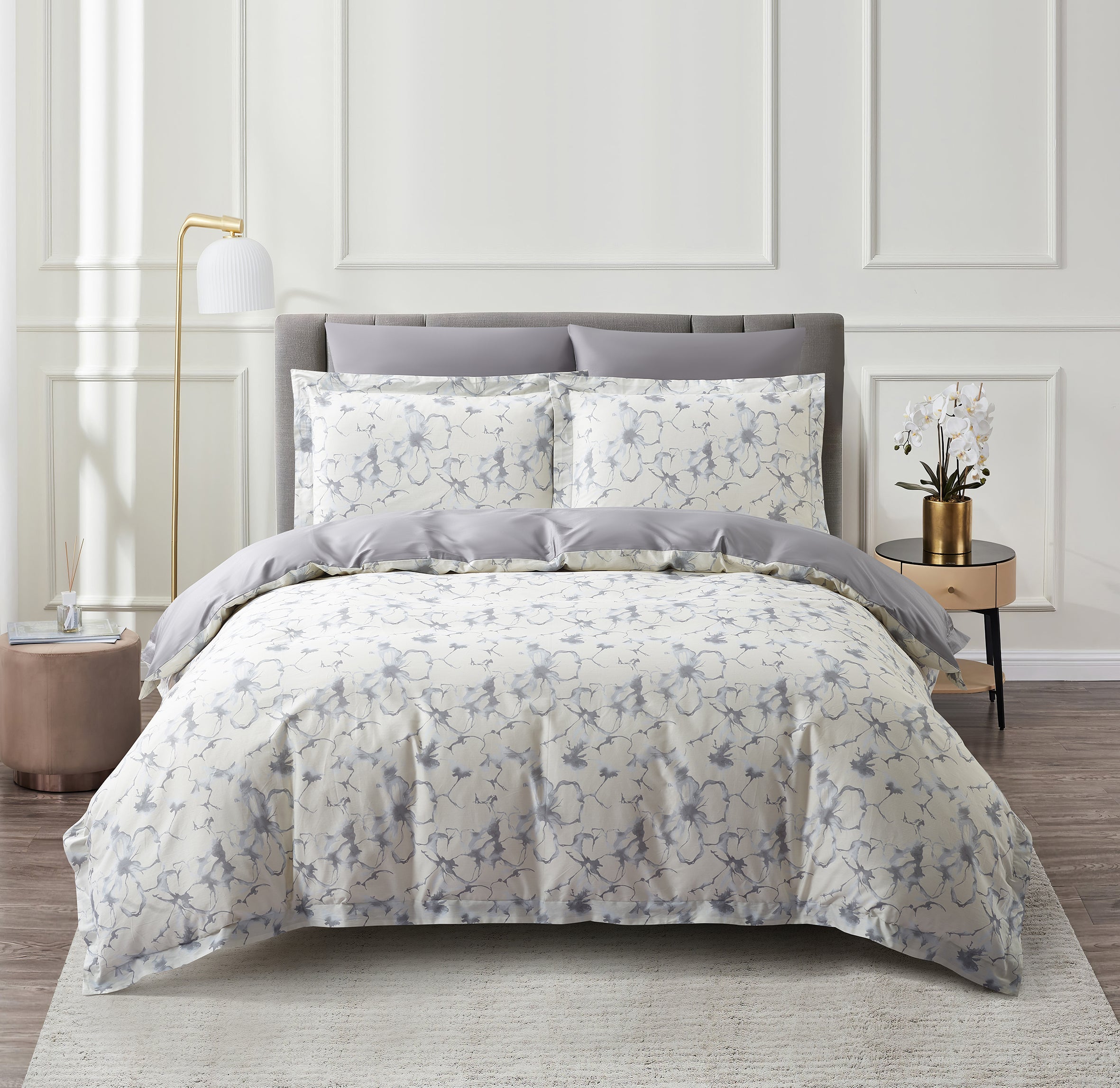 Marble Drift 8 Piece Bedding Set