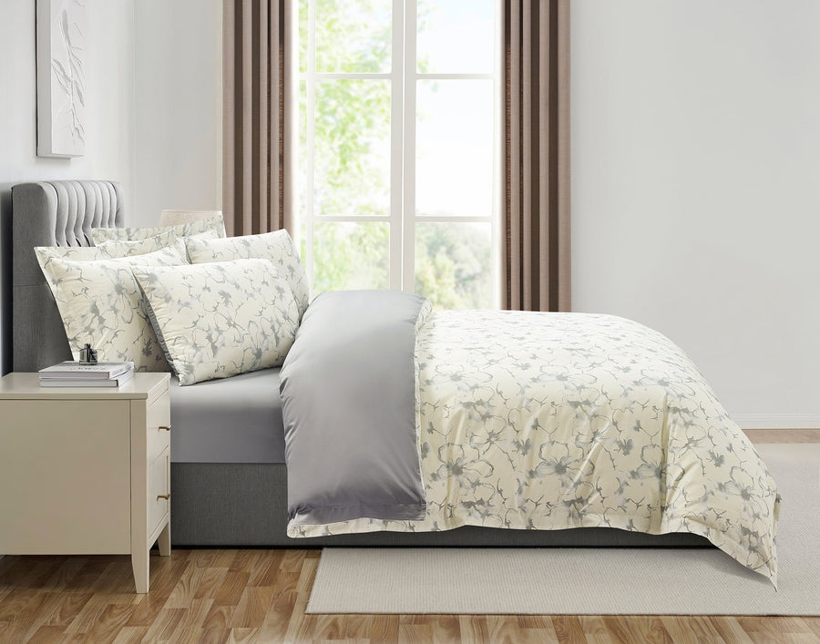 Marble Drift 8 Piece Bedding Set side view
