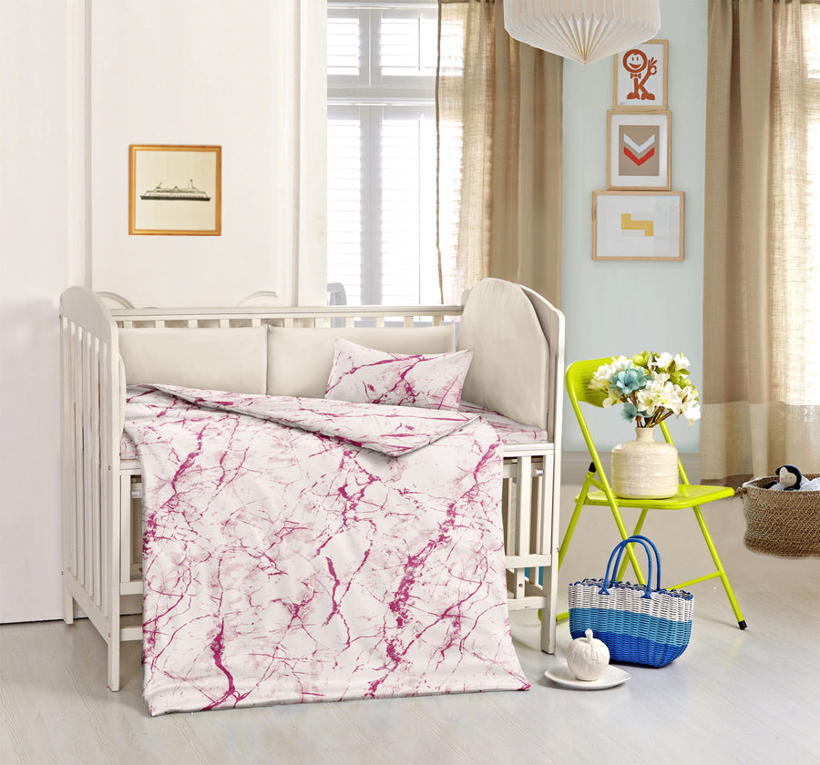 Superity Linen Crib Bedding Set - 3 Piece