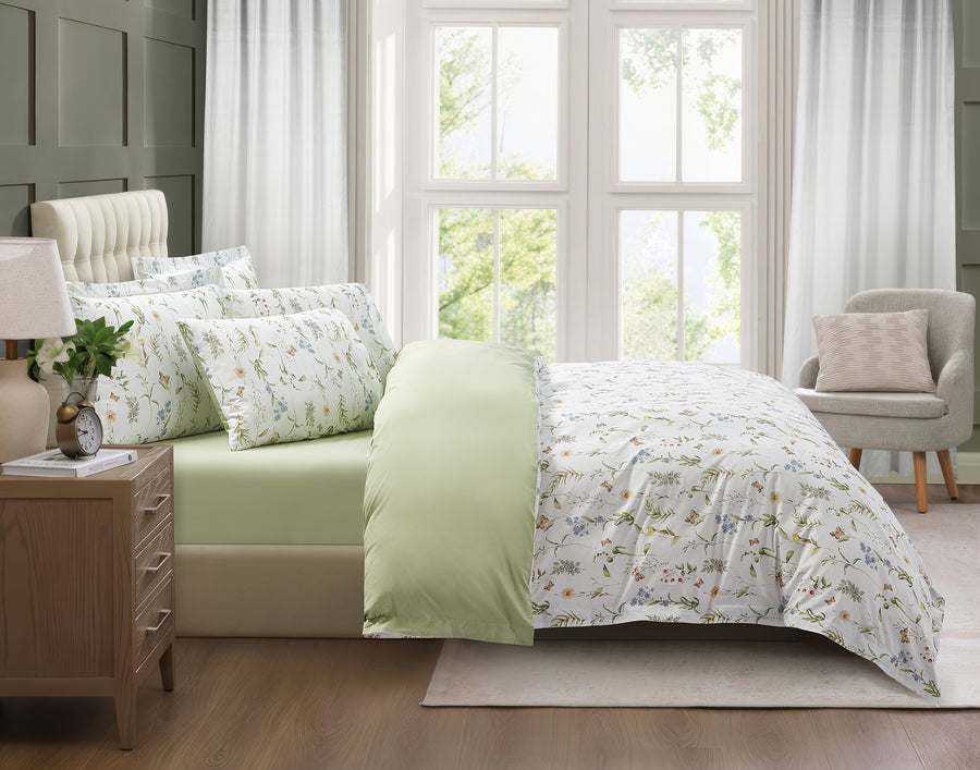 Meadowlight 8 Piece Bedding Set side view
