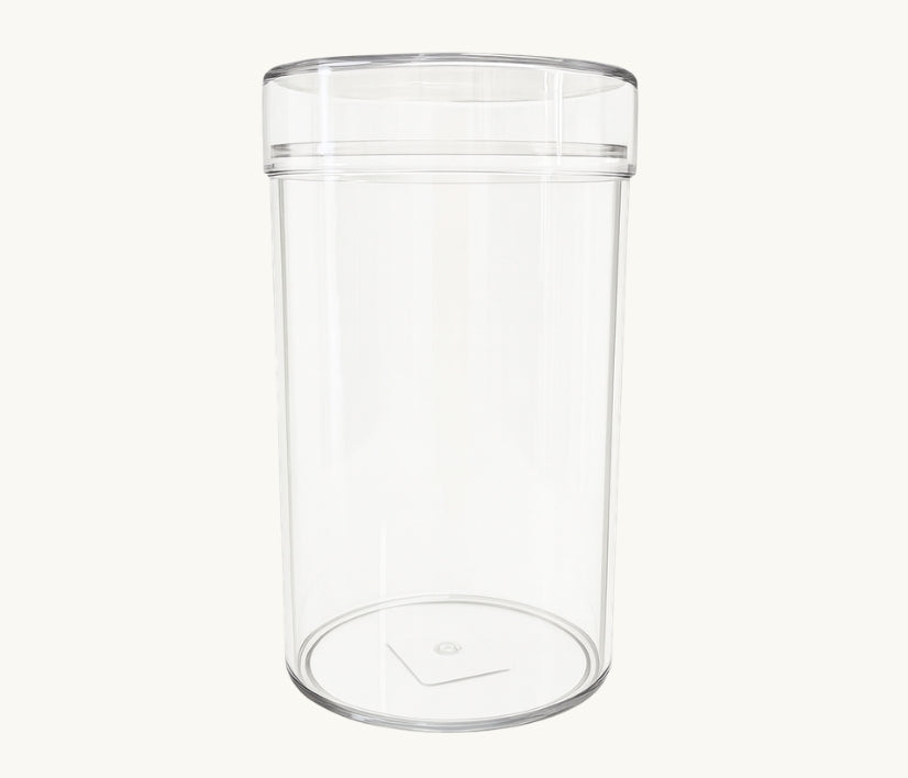 Medium Lucite Canister Round