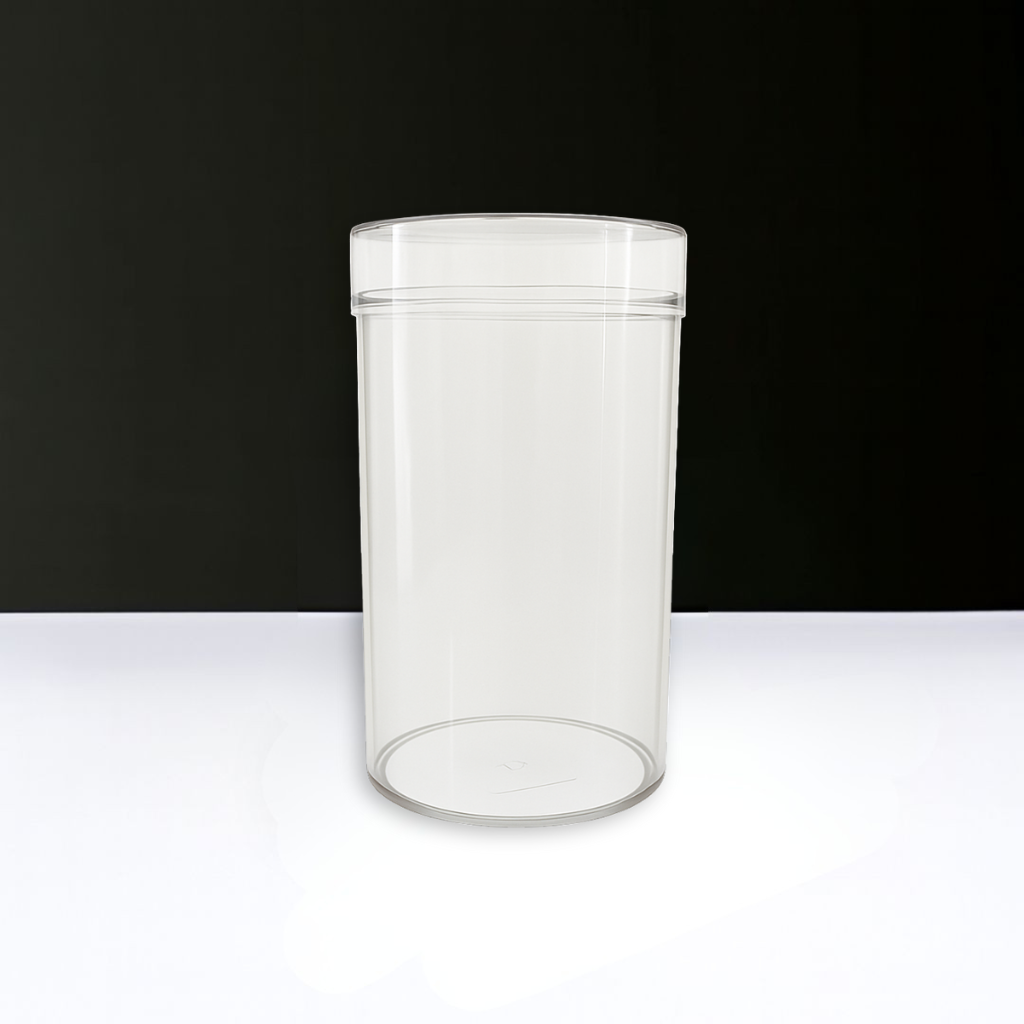 Medium Lucite Canister Round