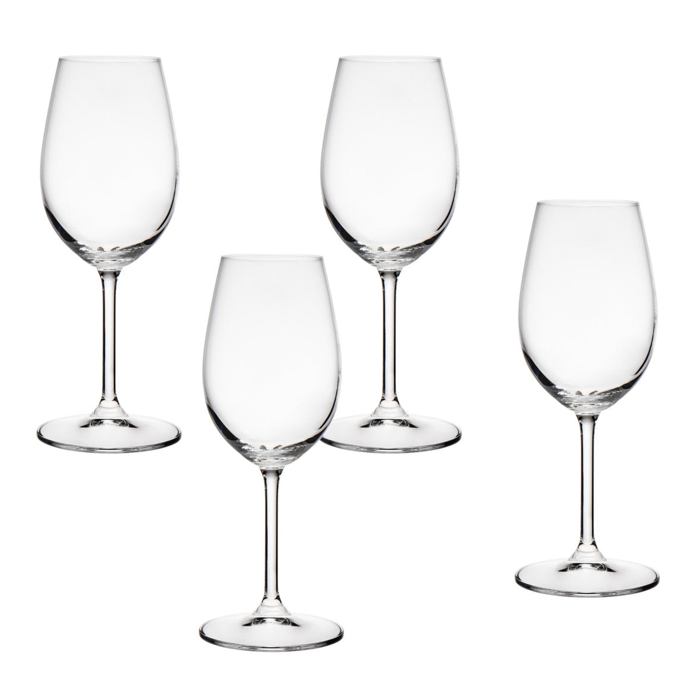 Godinger Meridian White Wine Glasses 12 oz - Set of 4 #Type_White Wine - 12 oz