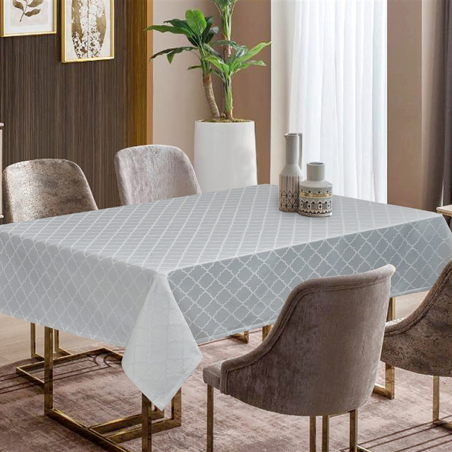 Milan White Tablecloth - The Closeout Connection