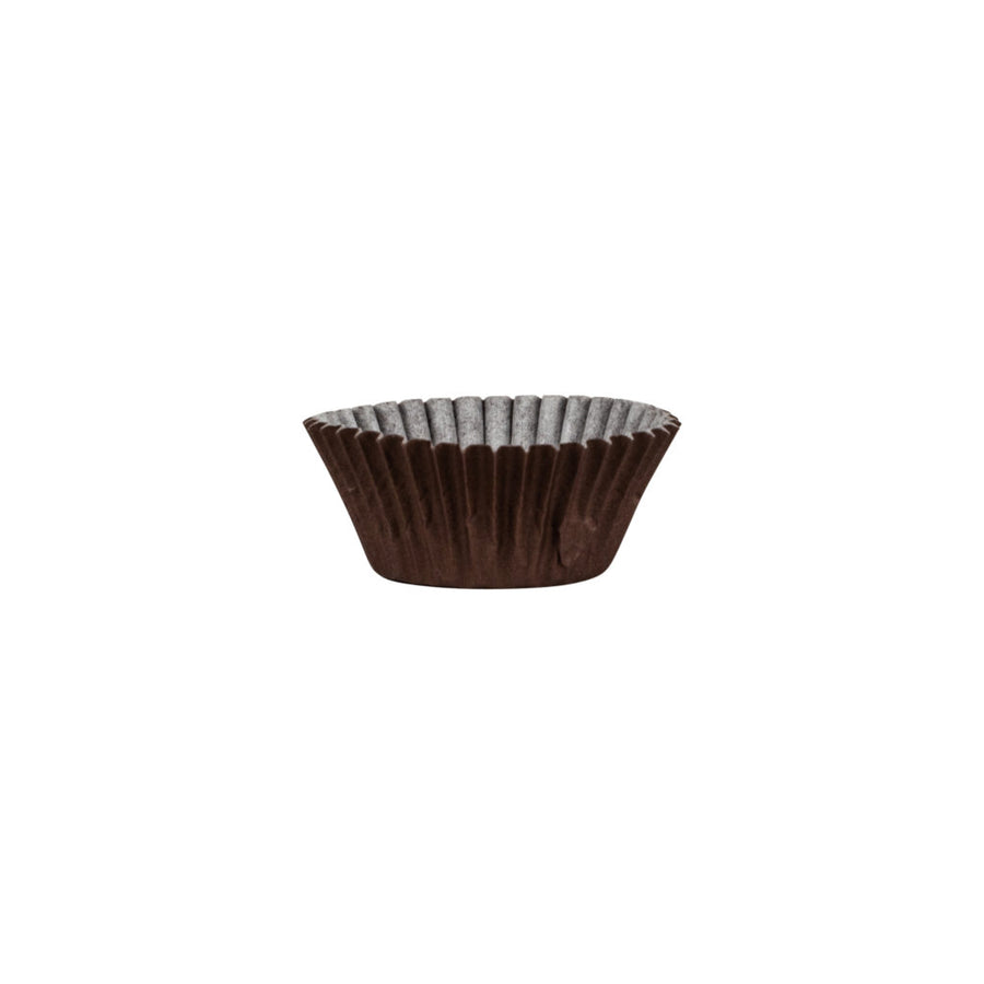 Mini Brown Baking Cups - 72 Count - The Closeout Connection