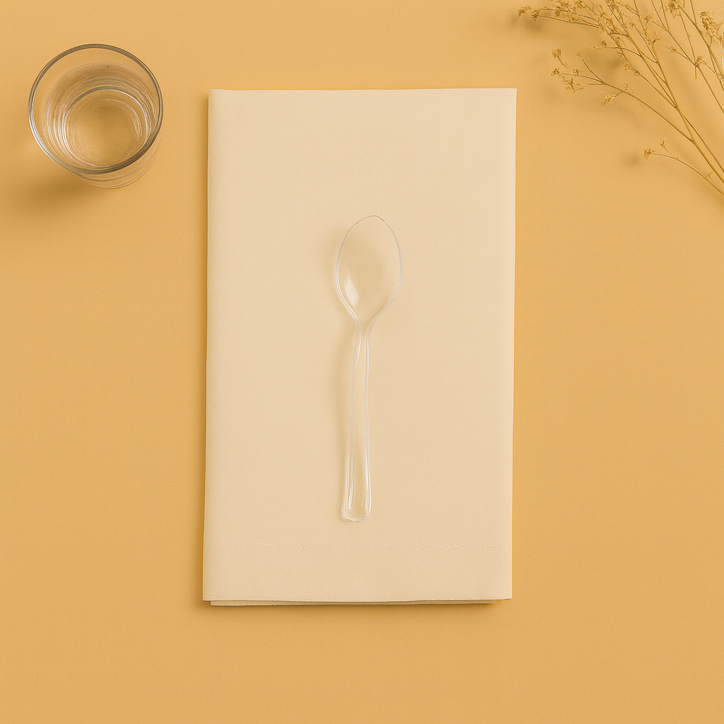 Mini Clear Plastic Spoons