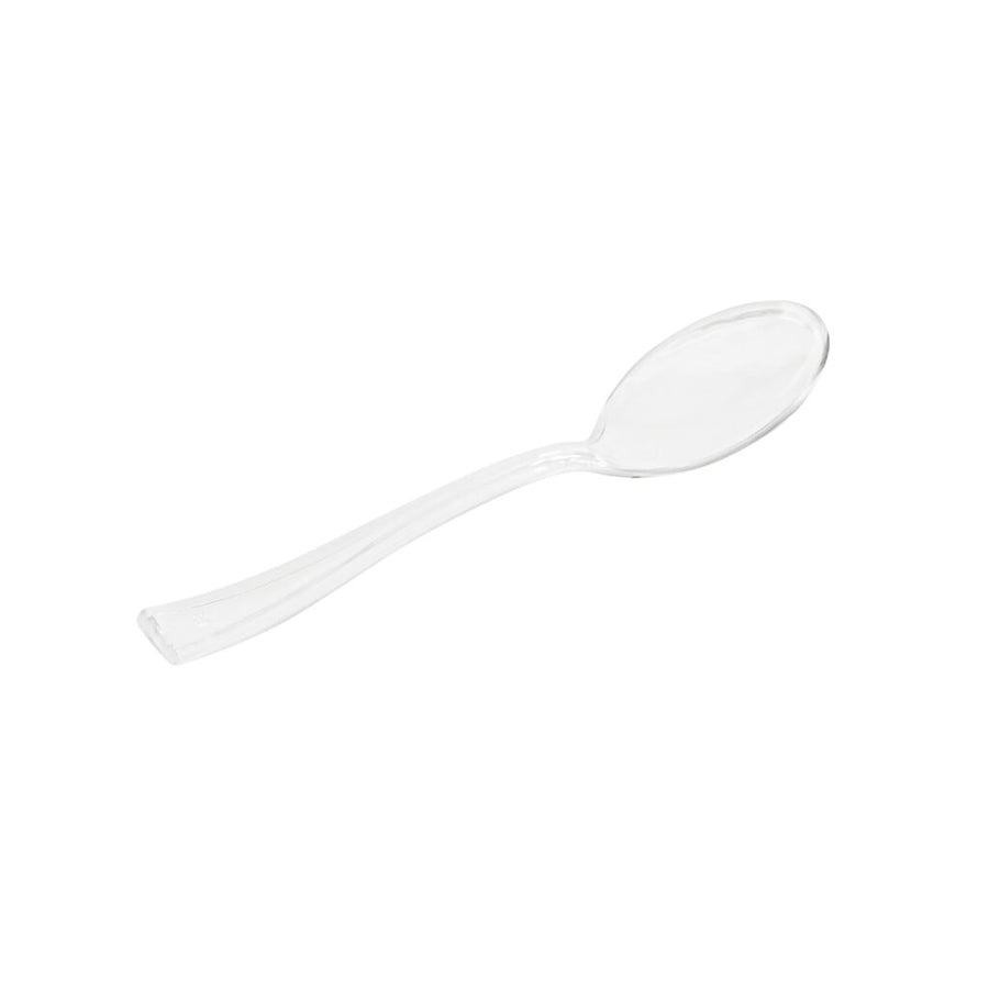 Mini Clear Plastic Spoons - The Closeout Connection