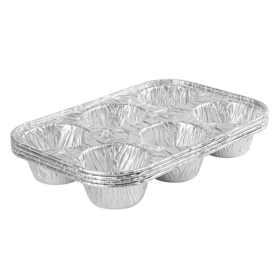 6 Cavity Aluminum Muffin Pan - The Closeout Connection