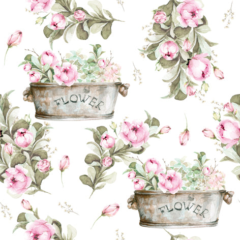 Peony Flower Boxes Lunch Napkin - 20 Count