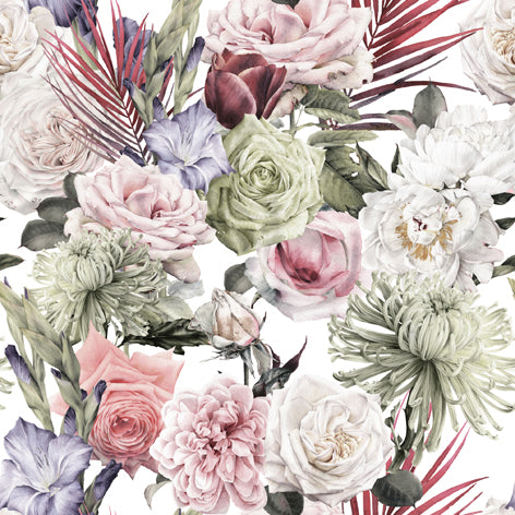 Smukke Blomster Lunch Napkin - 20 Count