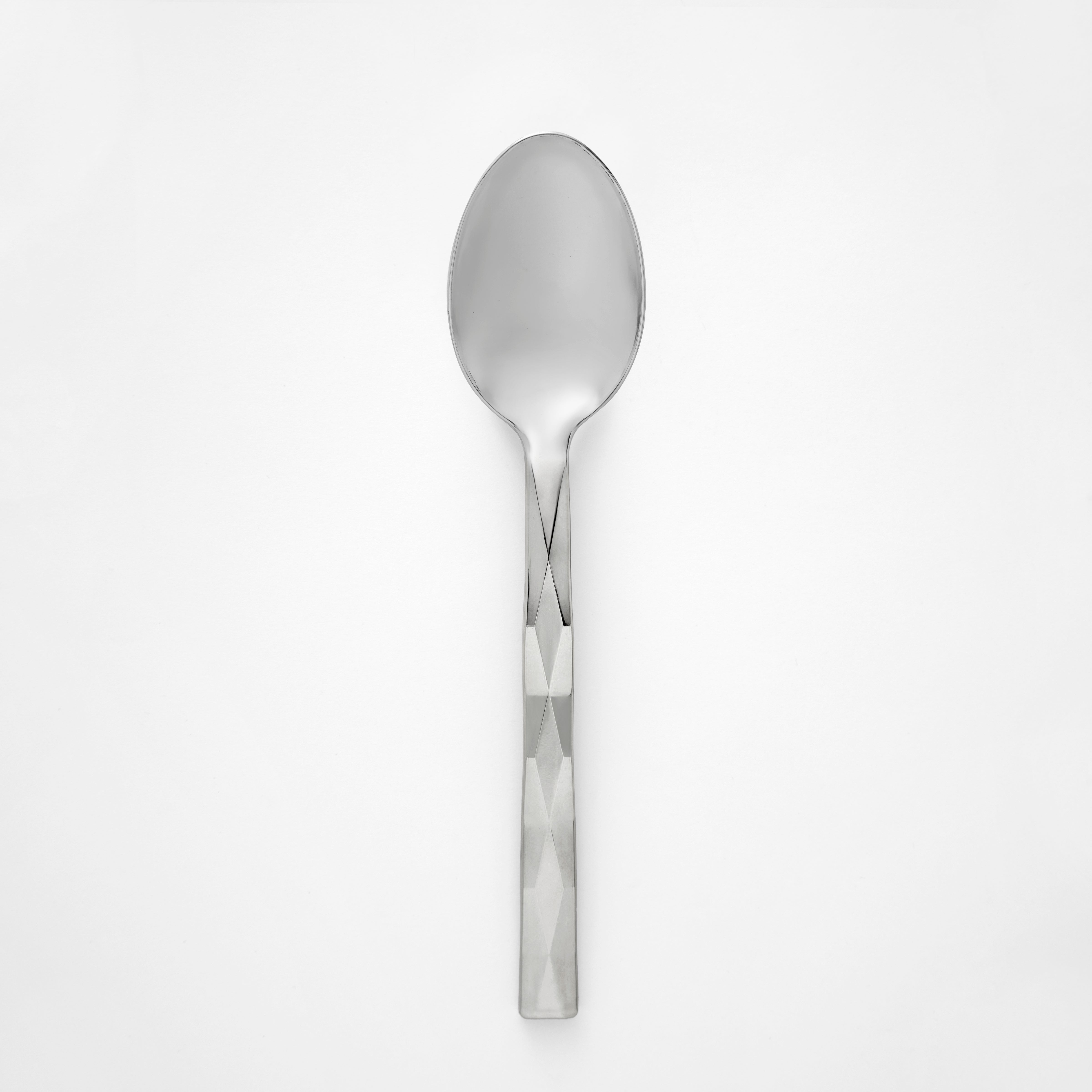 Decor Diamond Collection silver plastic spoon #Color_Silver