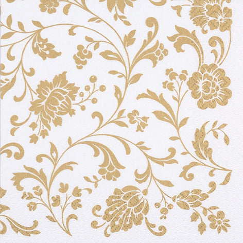Arab White Lunch Napkins - 20 Count