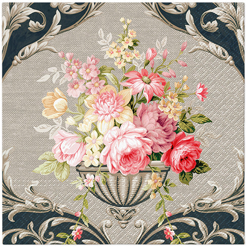 Royal Bouquet Lunch Napkin - 20 Count - The Closeout Connection