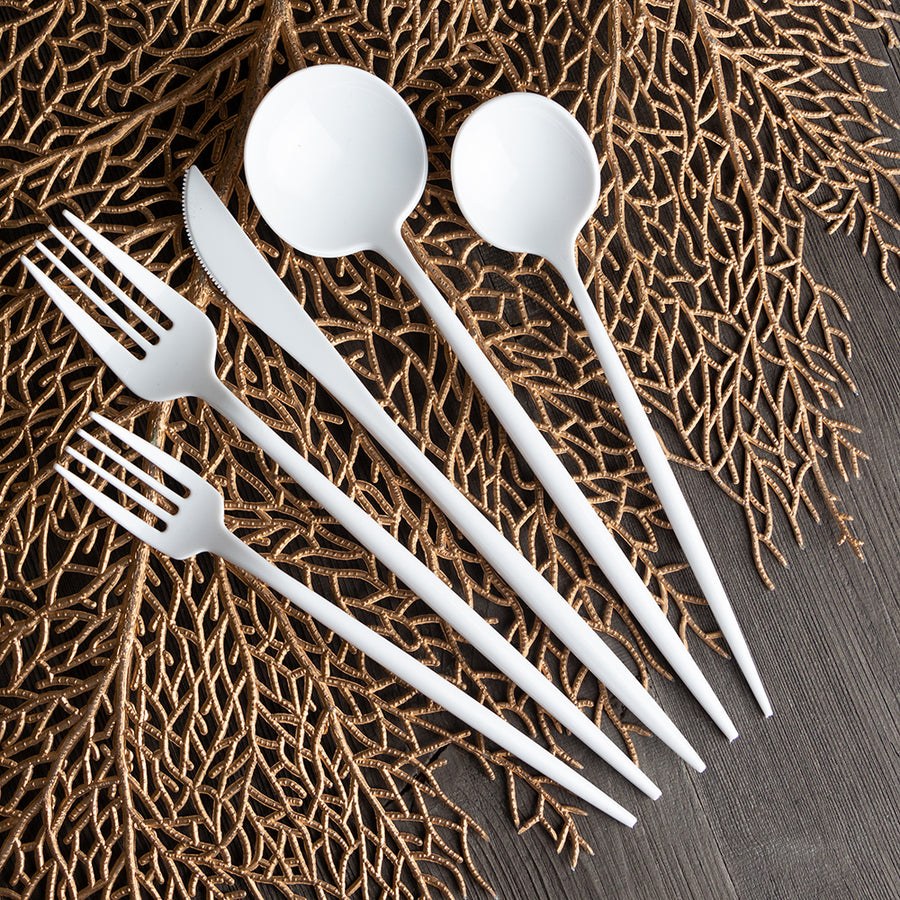 White Dinner Forks - 32 Count - The Closeout Connection