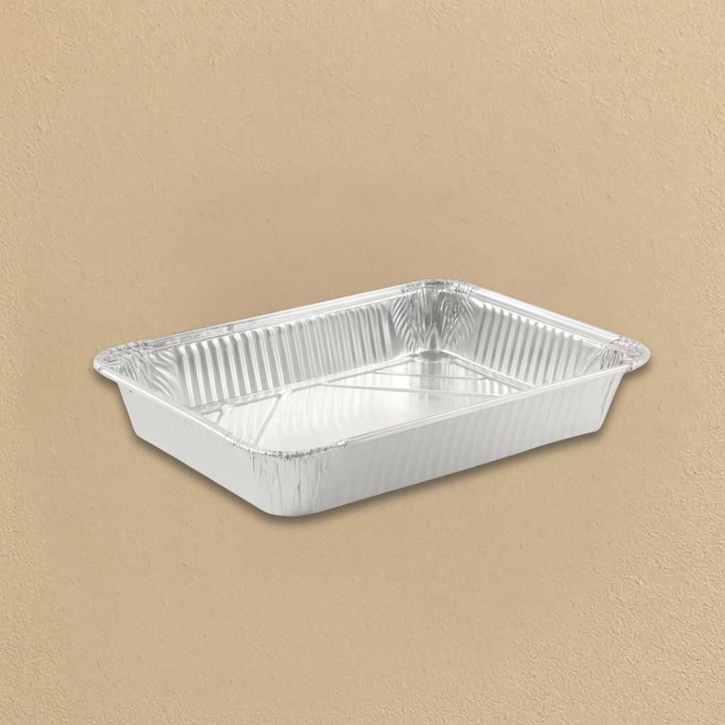 Oblong Aluminum Container 4Lb.