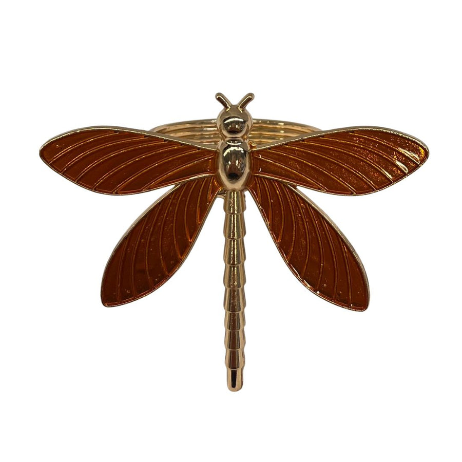 Dragonfly Napkin Ring - 4 Count - The Closeout Connection