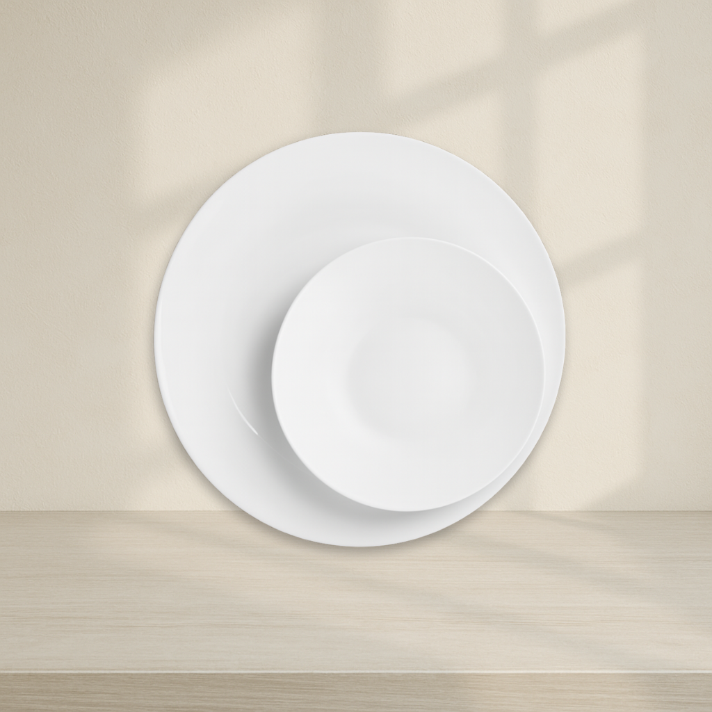 Organic Collection White Plates