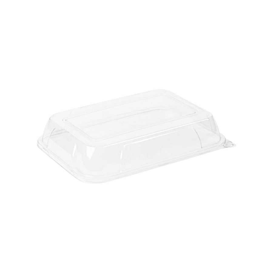 Organic Rectangle Tray Dome Lid Clear 8″ x 11″ - The Closeout Connection