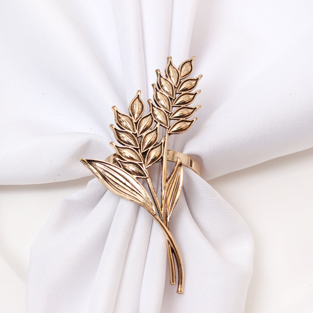 Wheat Napkin Ring - 4 Count - The Closeout Connection