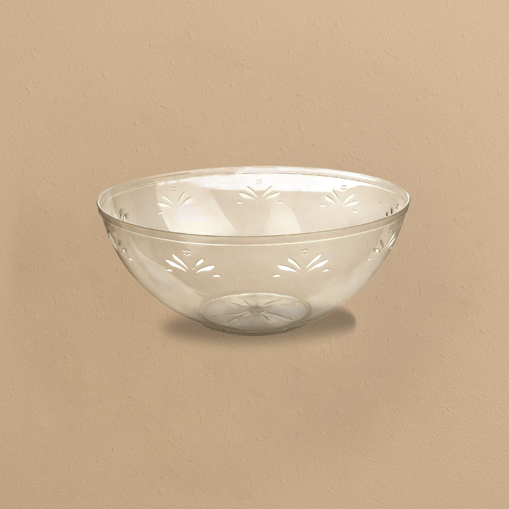 Small Round Plastic Serving Bowl