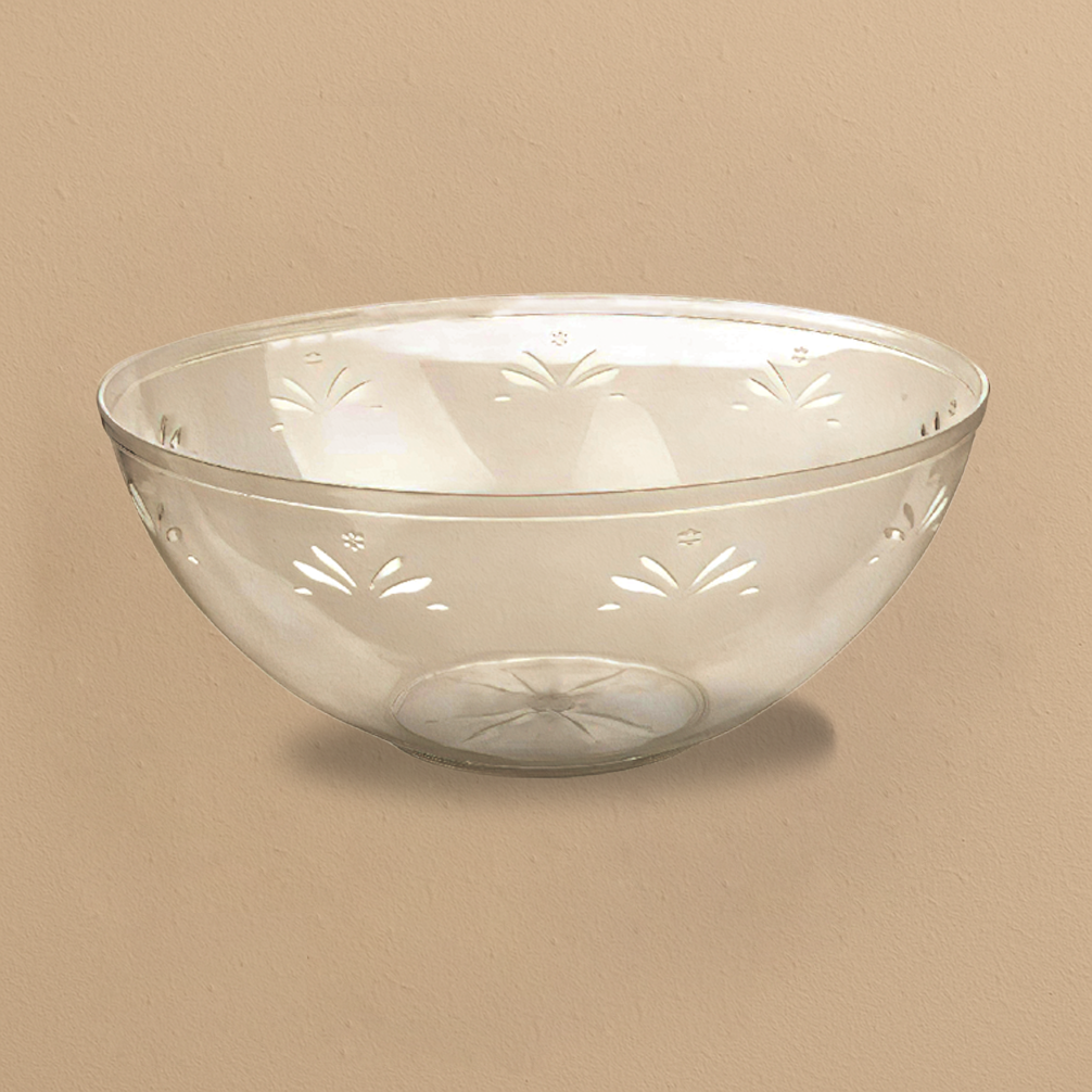 Medium Round Plastic Serving Bowl