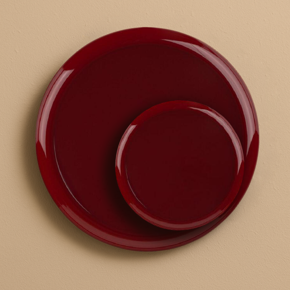 Cranberry Red Edge Collection- 10 Count