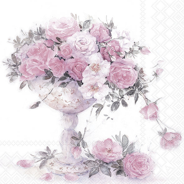 Flora Vintage Lunch Napkin - 20 Count - The Closeout Connection