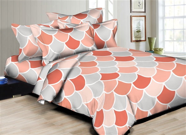 Coral Drops 6PC Twin Bedding Set by Superity Linen - The Closeout Connection