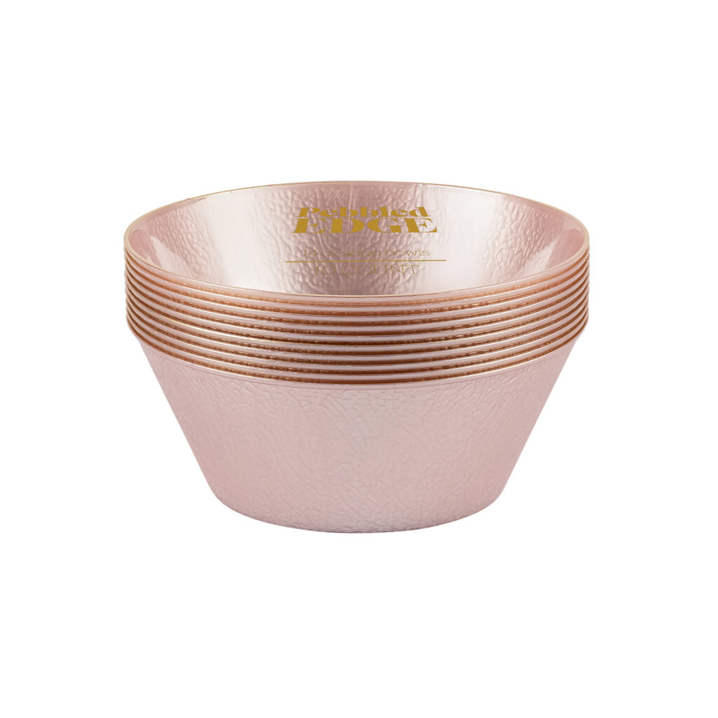 Edge Pebbled 14 oz Bowls - 10 Count