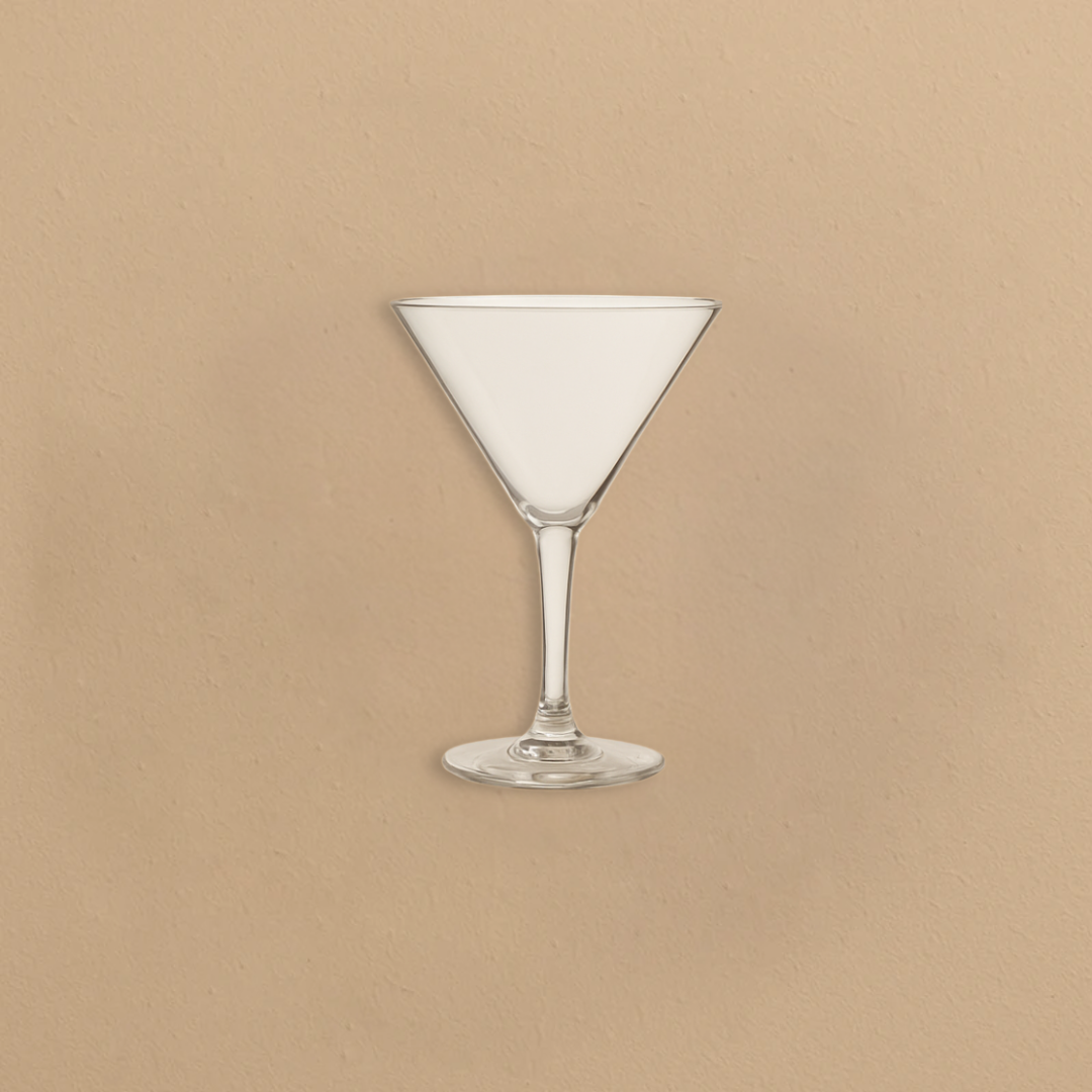 Plastic Martini Cups- 6 Count