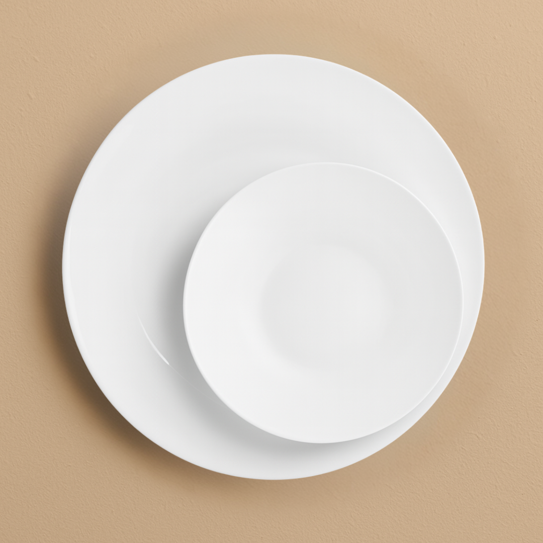 Organic Collection White Plates