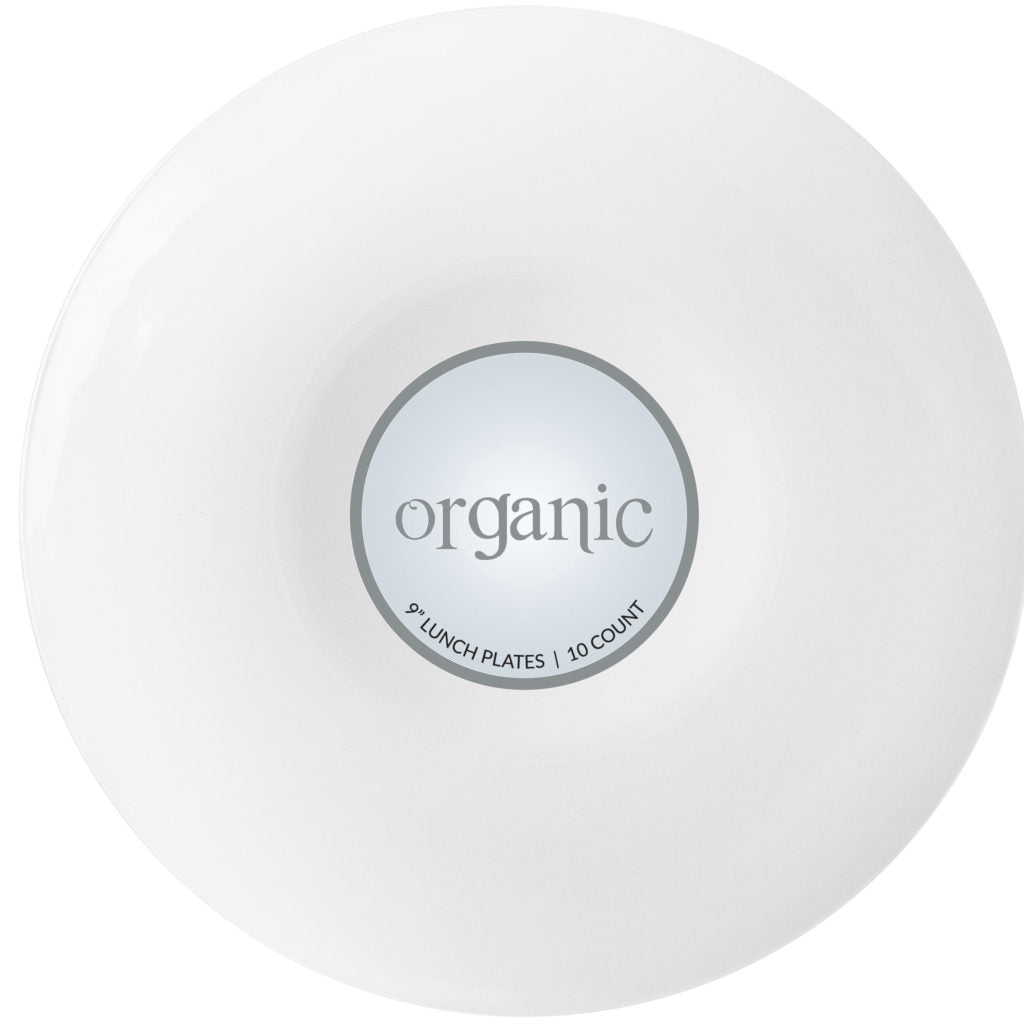Organic Collection White Plates & Bowls#Color_White