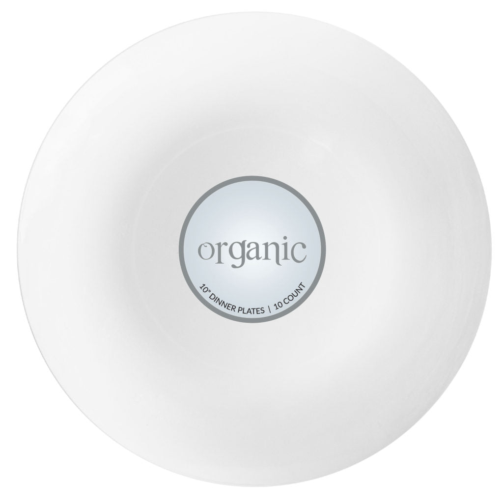 Organic Collection White Plates & Bowls#Color_White