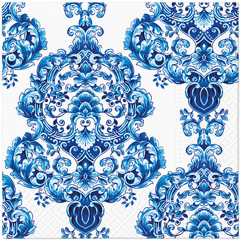 Porcelain Ornament Lunch Napkin - 20 Count