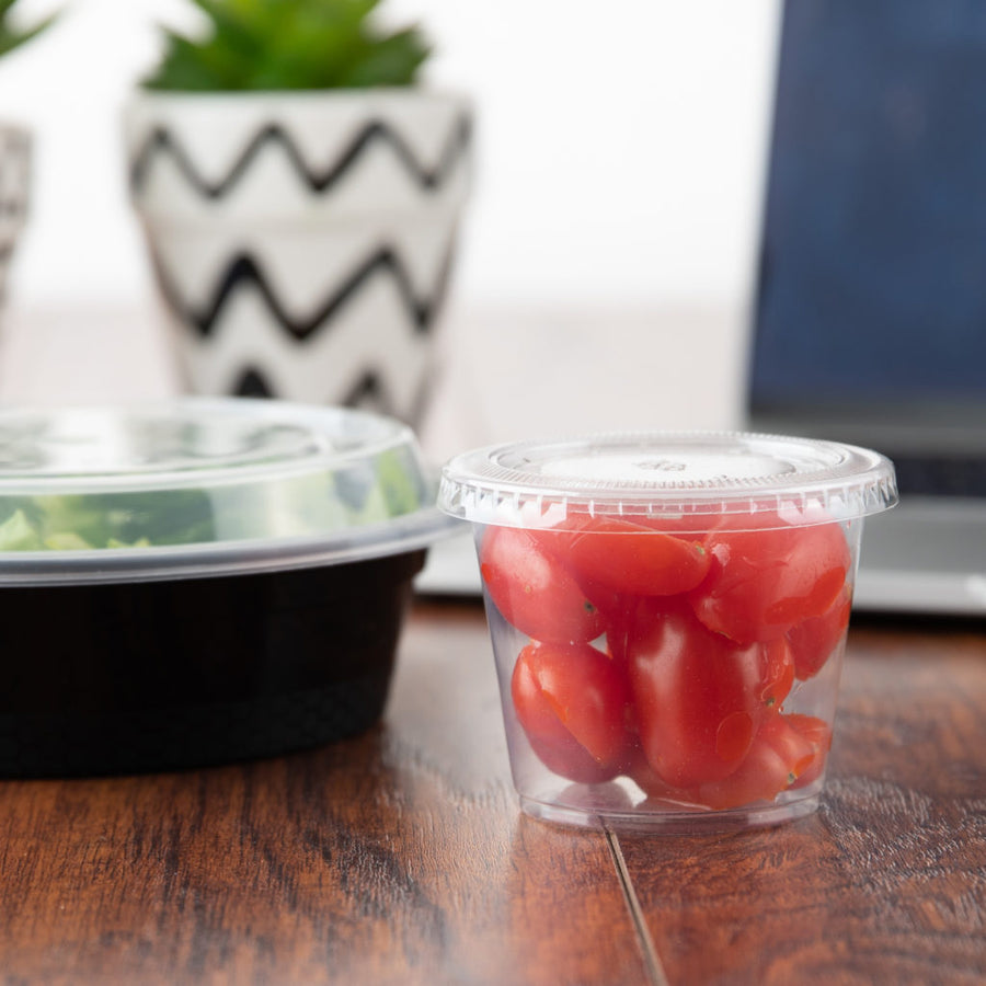 Portion Cups with Lids - 24 Count - The Closeout Connection
