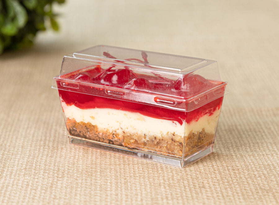 Rectangle Dish With Lid - 10 Count - The Closeout Connection