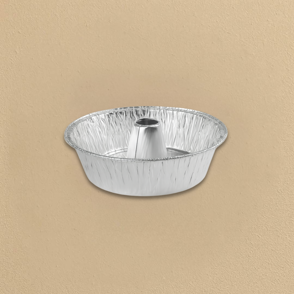Round Deep w/ Tube Aluminum Pan