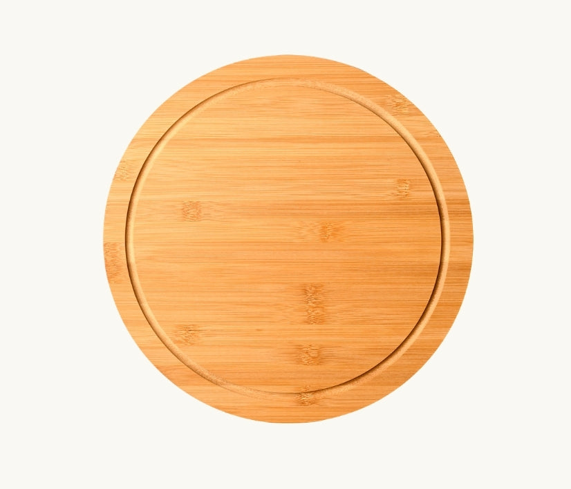 13 Inches - Round Wooden Carving Board