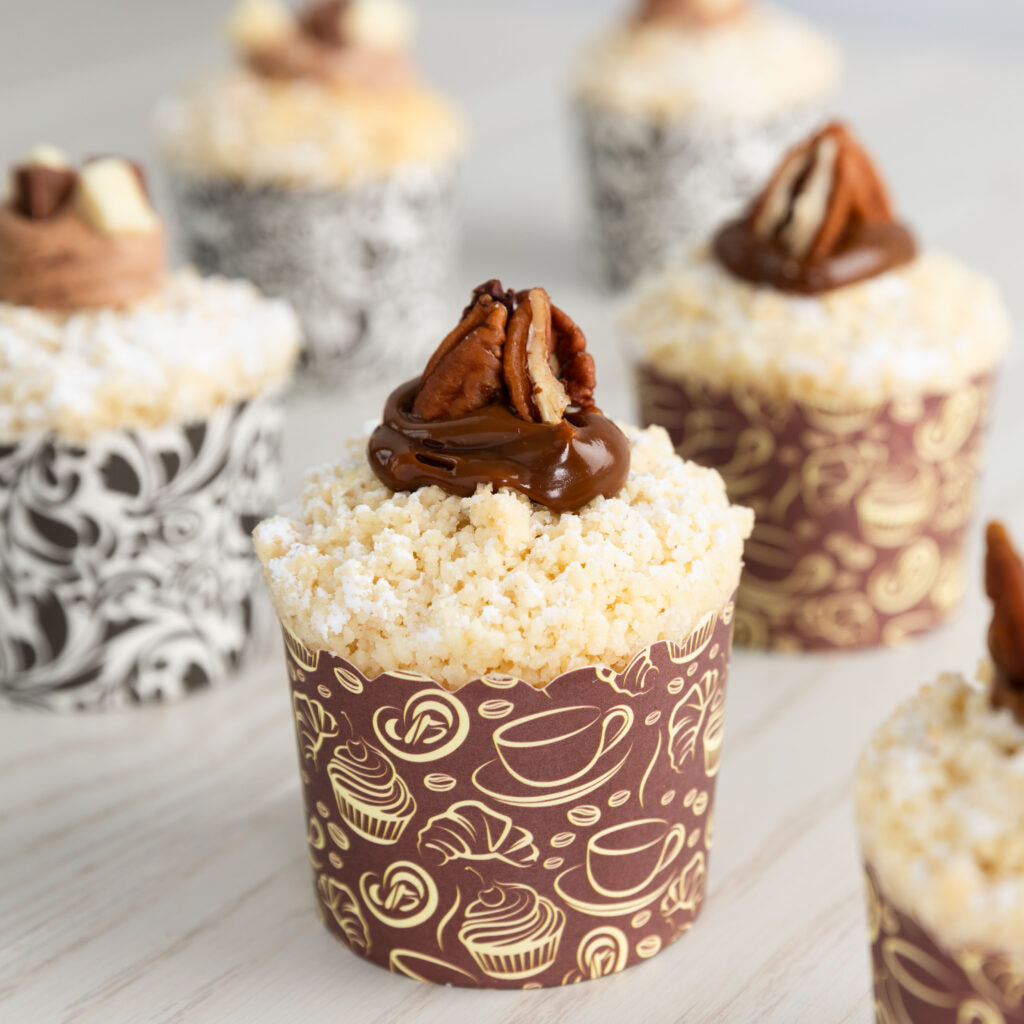 Scalloped coffee Large Baking Cup - 16 Count