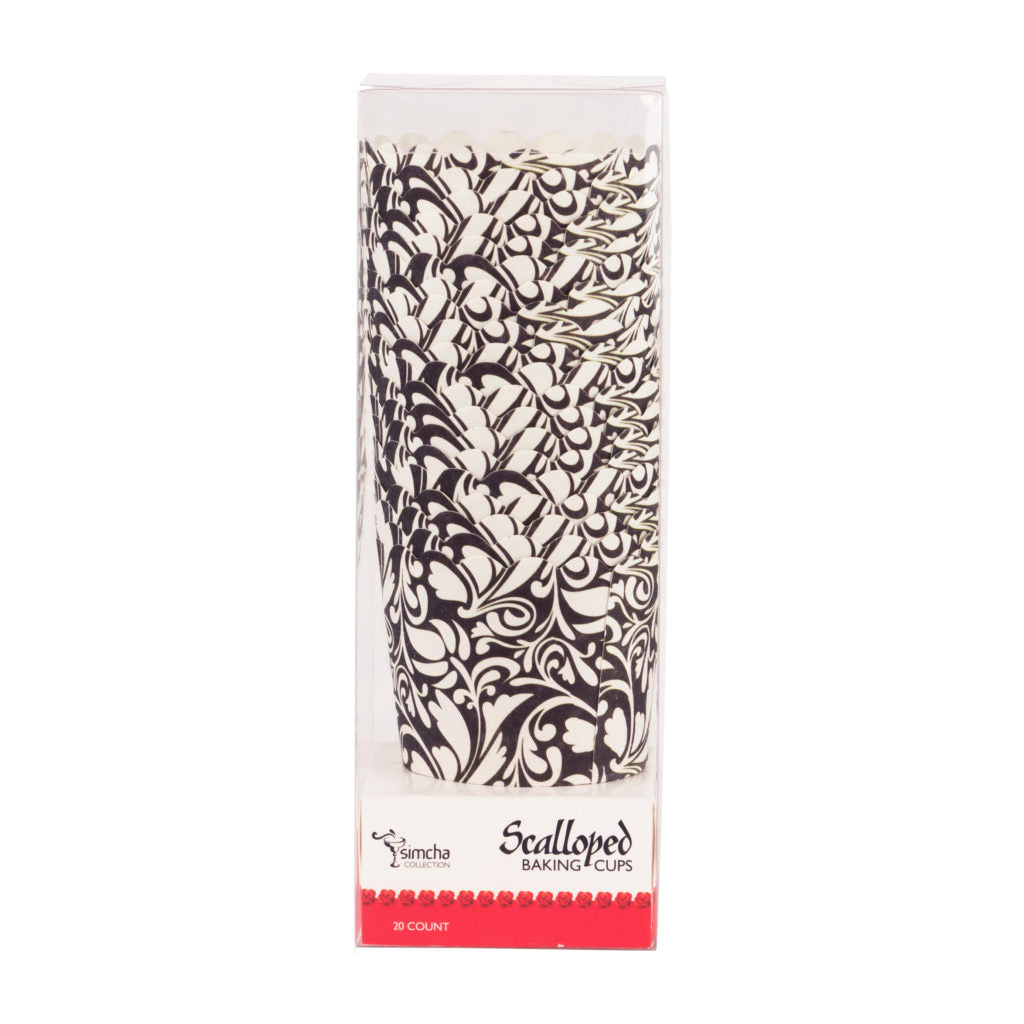 Scalloped Design Small Baking Cups - 20 Count