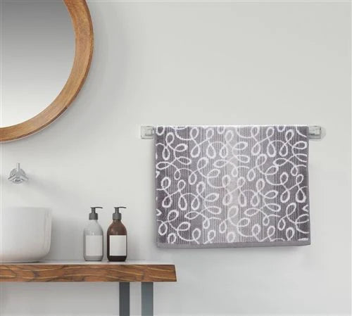 Scroll Grey Hand Towel