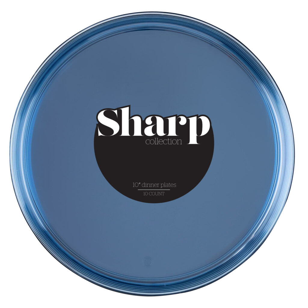 Sharp Plates - 10 Count - Blue#Color_Blue