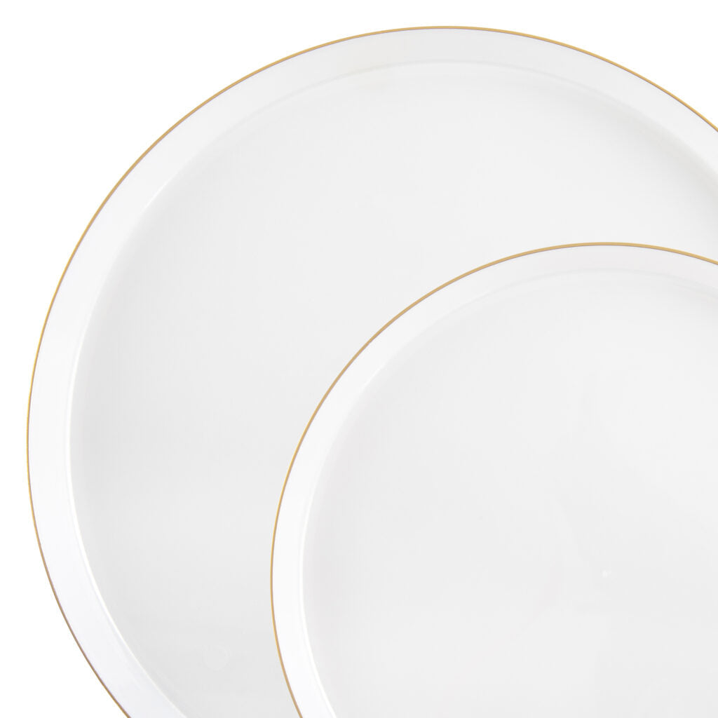 Sharp Plates - 10 Count - White-Gold#Color_White-Gold
