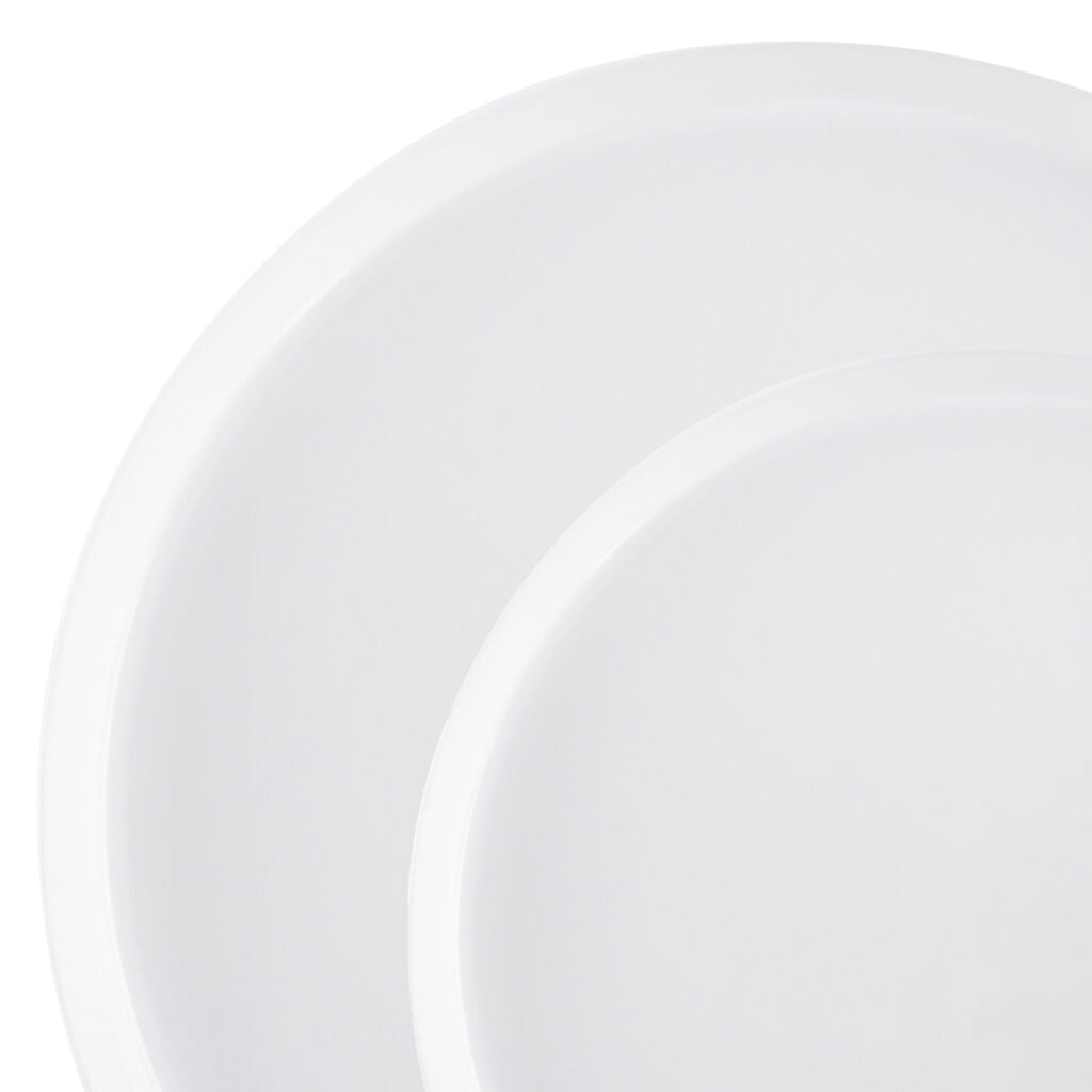 Sharp White Plates - 10 Count