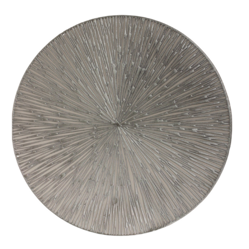 Silver Streak Round Placemat - The Closeout Connection