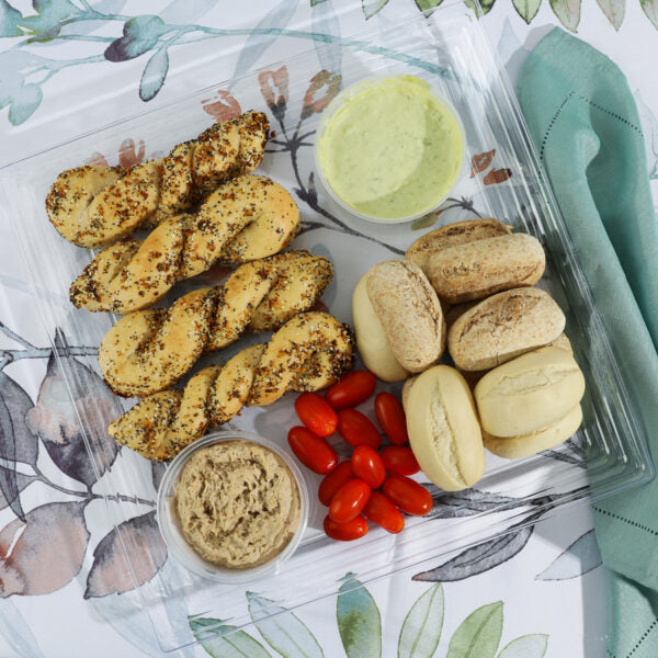 Clear Square Serving Tray - The Closeout Connection