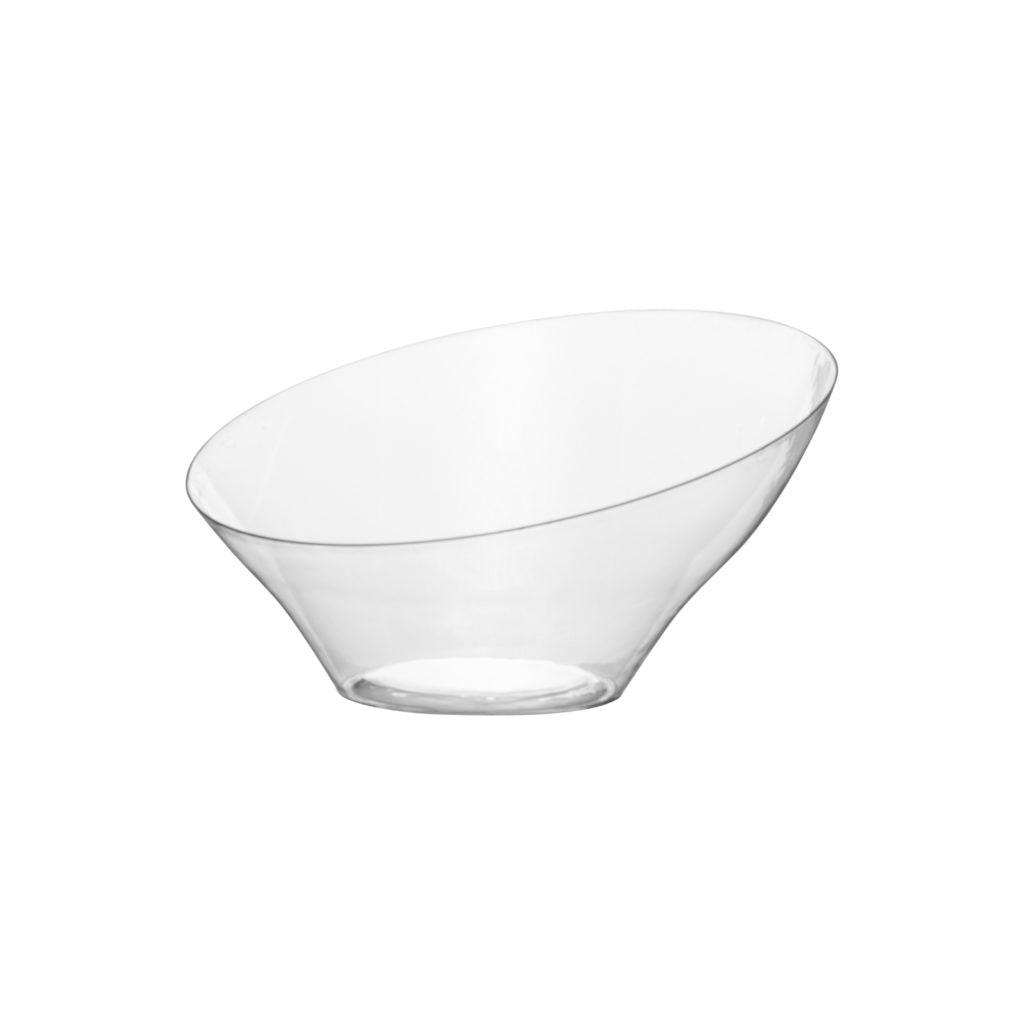 Angled Collection Clear 6 oz Serving Bowls#Color_Clear