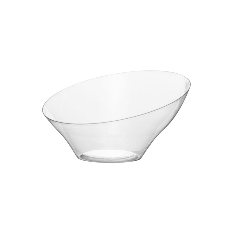 Angled Collection Clear 6 oz Serving Bowls