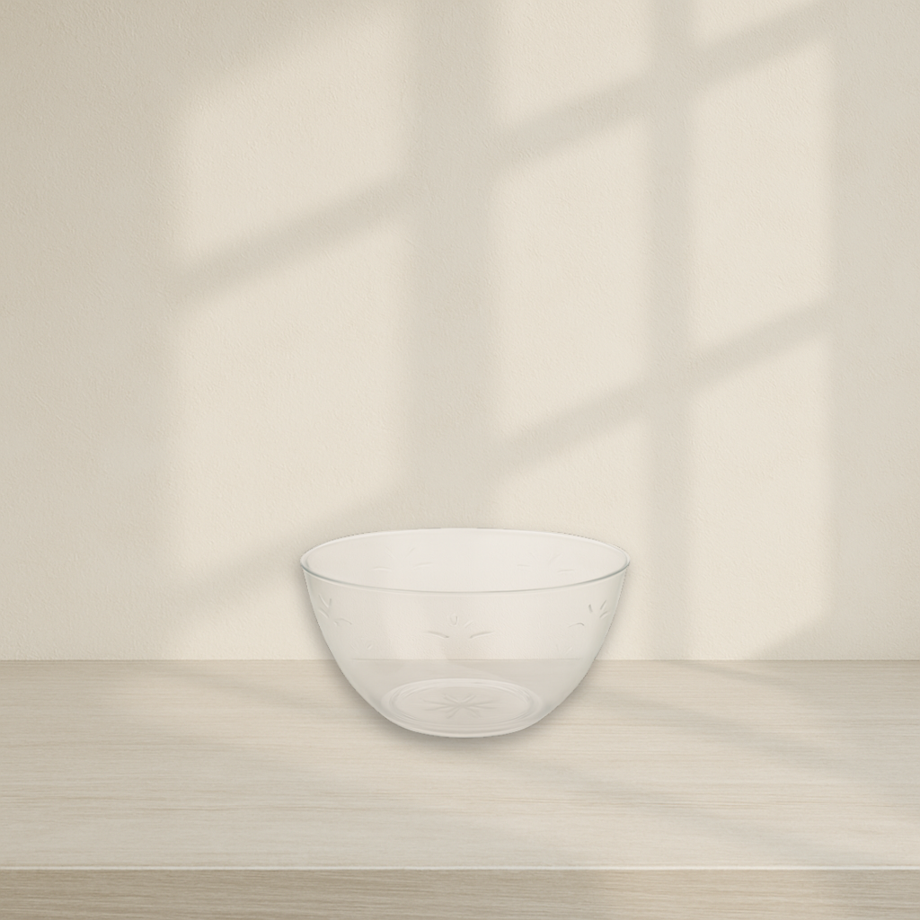 Small Round Plastic Serving Bowl