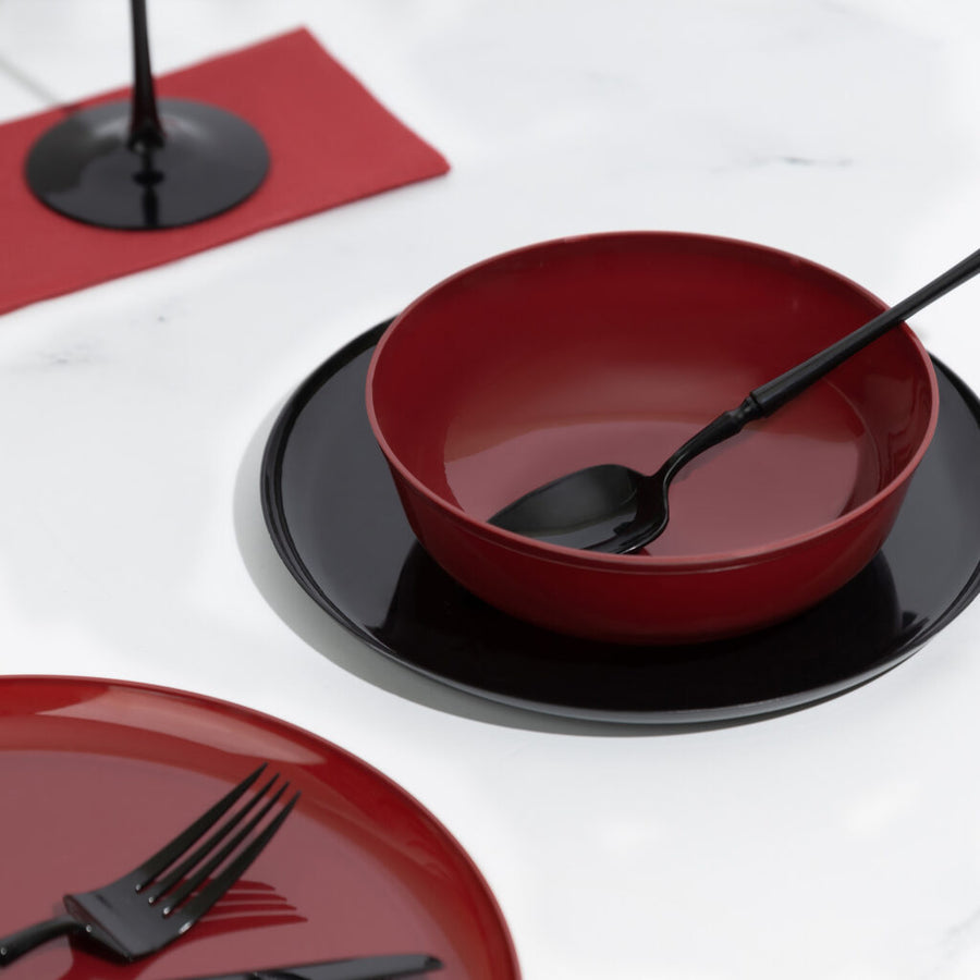 Cranberry Red 16oz Soup Bowl - 10 Count - The Closeout Connection